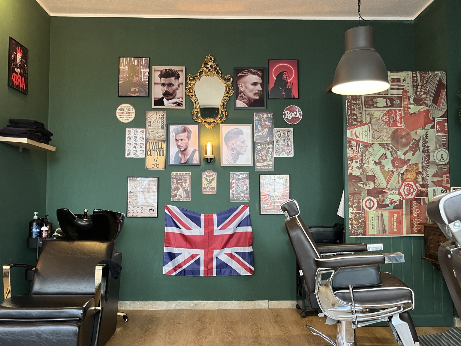 Vintage gallery wall